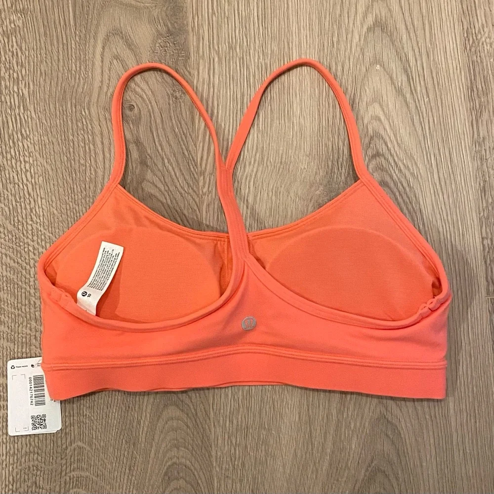 Lululemon Raspberry Cream Flow Y Bra - Picture 4 of 5